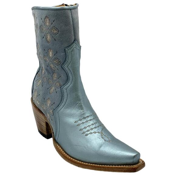 Old Gringo Shoes - Old Gringo Women's Blyn Western Boots Metallic Blue - Medium